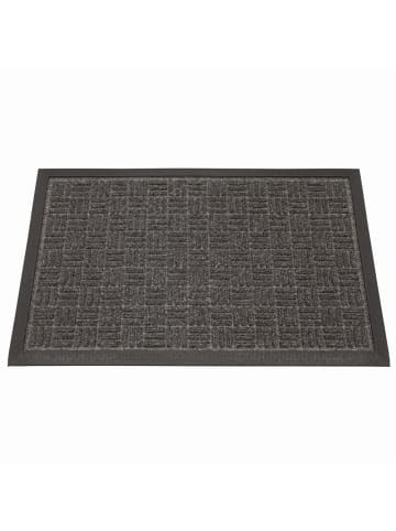 Siena Garden Türmatte QUADRO mit 100% Polypropylen-Flor, 45 x 75 cm in anthrazit