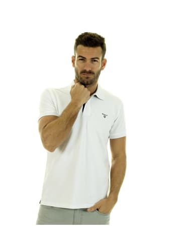 Gant Polohemd in Weiß