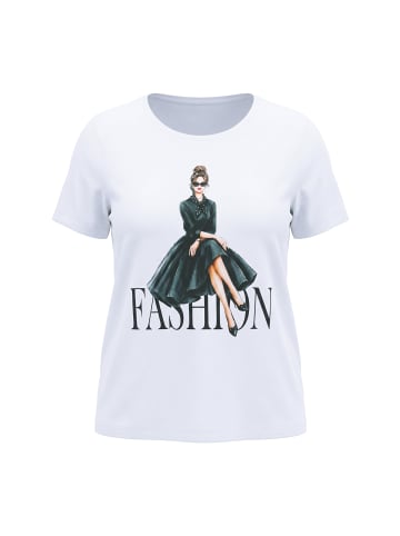 MIAMODA Shirt in schneeweiß