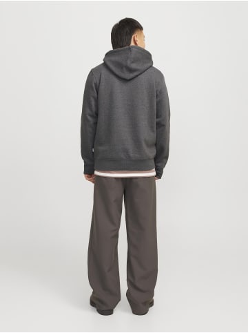 Jack & Jones Kapuzenpullover in Dark Grey Melange