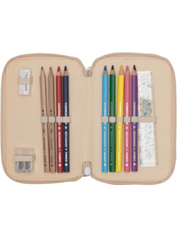 BECKMANN Beckmann 3-Fächrige Federmappe Yellow Heart