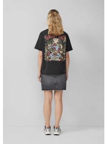 QS T-Shirt in 99D0_schwarz