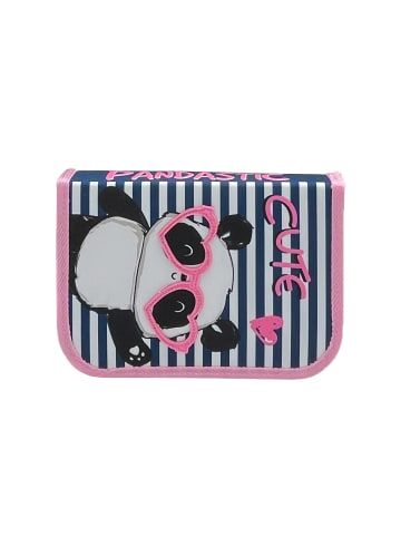Yuhu.kids Federmappe Panda in Dunkel-Blau