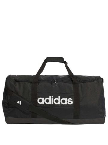 adidas Linear - Sporttasche L 65 cm (black/black/white) in schwarz weiß