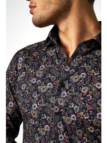 Wappen Langarm FreizeitHemd für Herren in Bunt