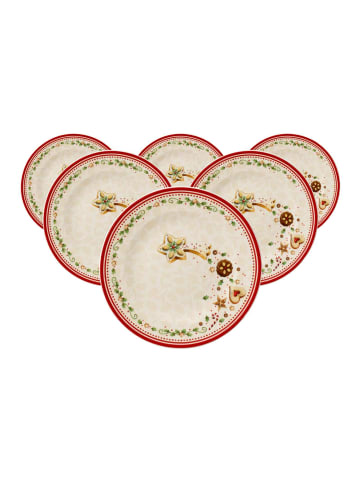 Villeroy & Boch 6er Set Frühstücksteller Winter Bakery Delight ø 21,5 cm in bunt