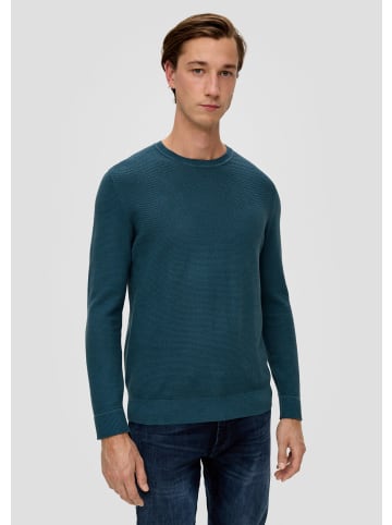 s.Oliver Strickpullover langarm in Petrol