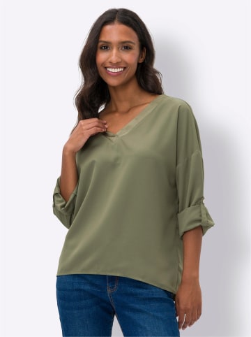 Heine Schlupfbluse in khaki