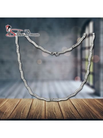 SilberDream 925 Sterling Silber Damen SilberDream Halsketten Wave  ca. 45cm