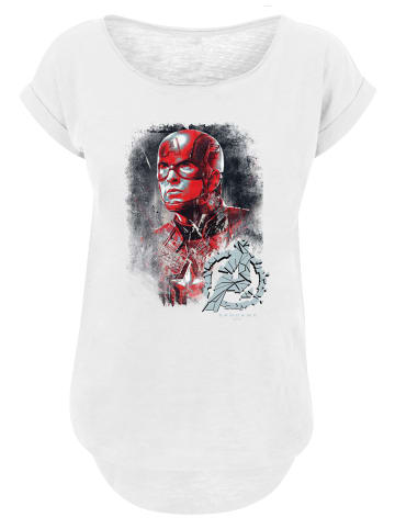 F4NT4STIC Long Cut T-Shirt Marvel Avengers Endgame Captain America in weiß
