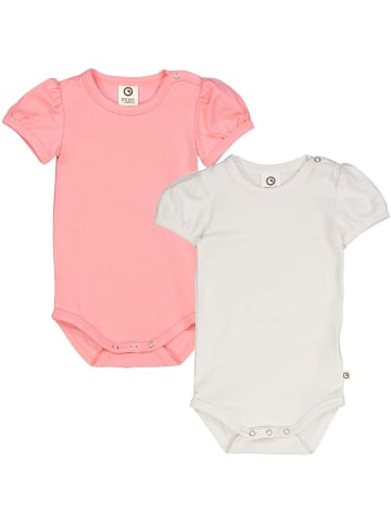 müsli Kurzarmbody 2er-Pack in cream/ Bubblegum
