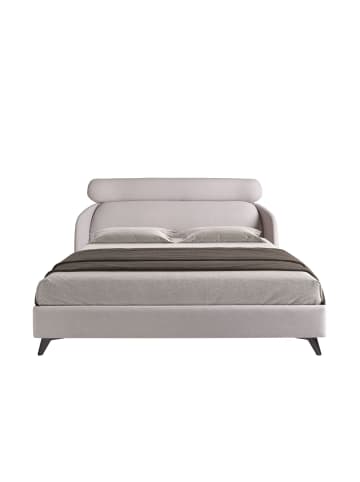 Angel Cerdá Bett 7161 in Hellgrau / Schwarz – (B)207 x (H)250 x (T)102 cm