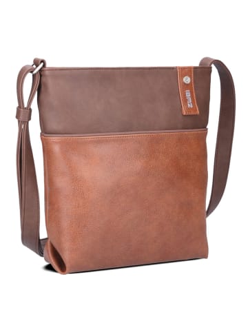 Zwei Jana Umhängetasche 29 cm in cognac