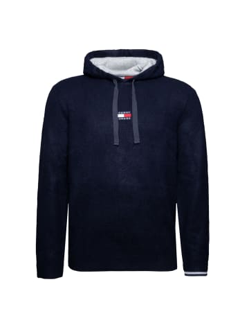 Tommy Hilfiger Kapuzenpullover Tommy Jeans Relaxed Fit Badge in dunkelblau