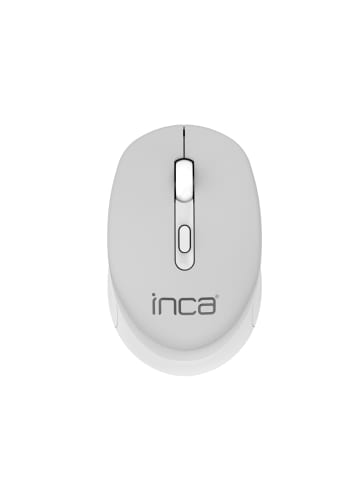 Inca Wireless Mouse, 2.4GHz, Auto Sleep Mode, 800-1600 DPI in Grau
