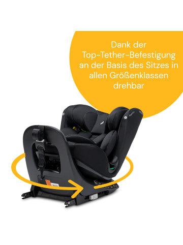 Osann Kindersitz  "Floyd360" All Black - 40 bis 150 cm, drehbar, rückwärts, vorwärts