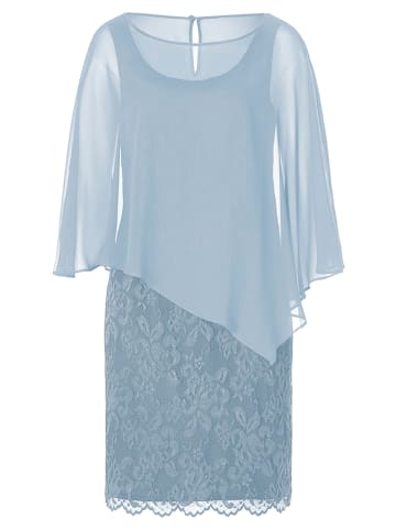 Vera Mont Cocktailkleid mit Spitze in Bluish Grey