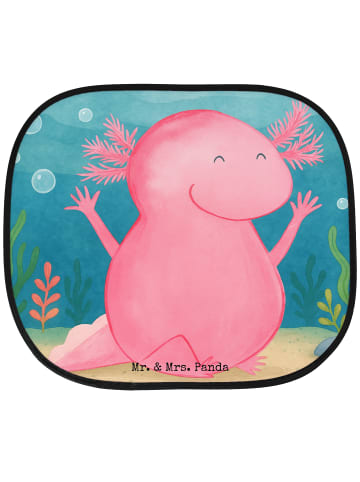 Mr. & Mrs. Panda Sonnenblende Auto Axolotl Hurra Design ohne Spruch in Weiß