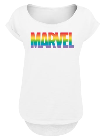 F4NT4STIC Long Cut T-Shirt Marvel Pride in weiß