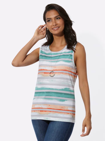 WITT WEIDEN Shirttop in apricot-jade-bedruckt