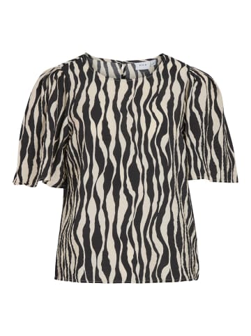 Vila Oberteil mit kurzen Ärmeln in Black