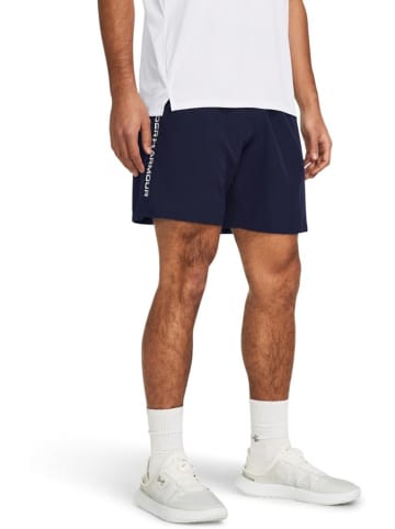 Under Armour Sportshorts "Ua Tech Woven Wordmark Short" in Blau