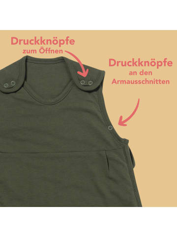 Schlummersack Babyschlafsack, 2.5 TOG in Oliv