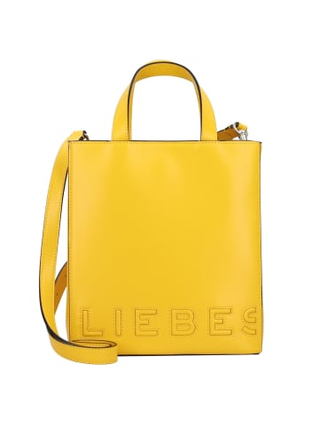 LIEBESKIND BERLIN Paper Bag Handtasche Leder 23 cm in lemon