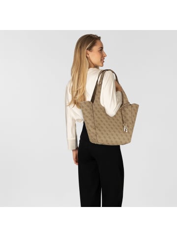 Guess Calista Shopper Tasche 45 cm in latte logo