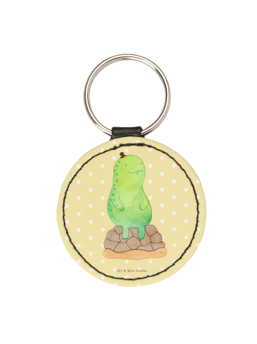 Mr. & Mrs. Panda Anhänger Schildkröte Pause ohne Spruch in Gelb Pastell