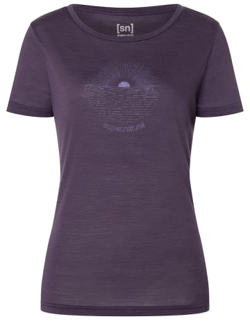 super.natural Merino T-Shirt in lila