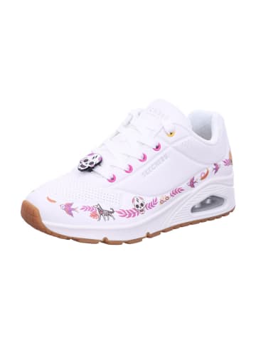 Skechers Damen- Schnürschuhe UNO - ENTRE LA VIDA Y MÁS ALLÁ in Weiß