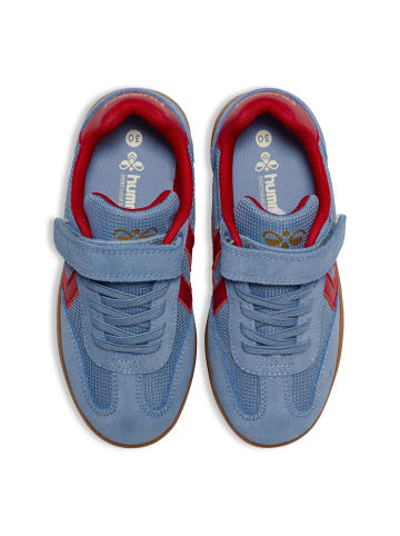 Hummel Klettverschluss Sneaker Vm78 Cph Lebensstil Kinder in FADED DENIM/CRIMSON