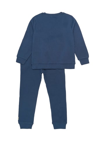 Minymo Langarmshirt & Hose MISweat Set (2-pcs) in blau