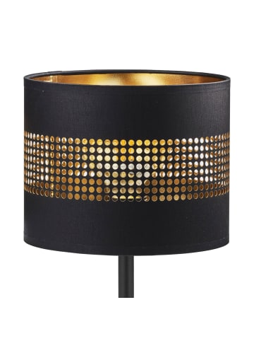 Licht-Erlebnisse Tischlampe (B)20 x (L)20 x (H)39 cm in Schwarz Gold