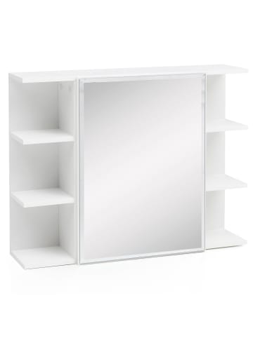 FineBuy Badregal in Weiß / MDF / 80x20x65