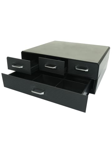 MCW Monitorerhöhung L99 mit 4 Schubladen und 15 Fächern