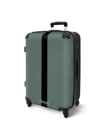 NoBoringSuitCases Suitcase, Handgepäck, Koffer, Trolley, Reisekoffer Grüner Koffer mit