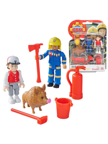 Feuerwehrmann Sam  Ellie, Peter, Wildschwein | Spiel-Figuren Set | Simba Toys