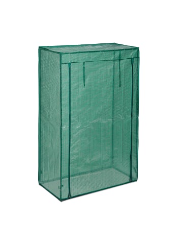 relaxdays 2 x Tomatengewächshaus in Grün - (B)100 x (H)150 x (T)50 cm