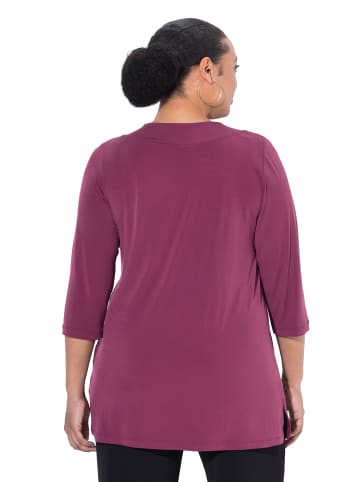 Ulla Popken Longshirt in weinrot