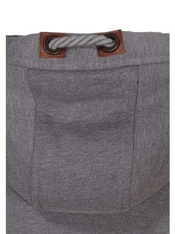 naketano Sweat Kapuzenjacke Brazzo Dark Grey Melange