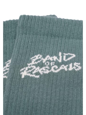 Band of Rascals Socken " Signature: " in sage