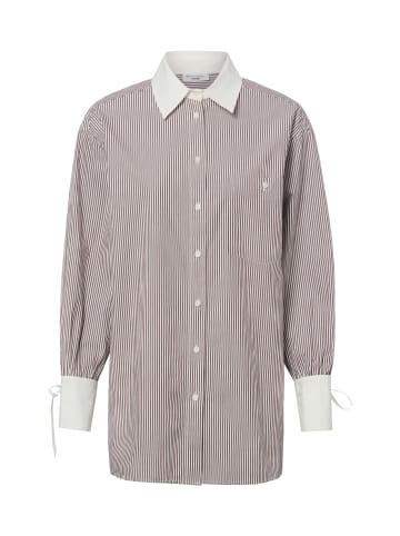 Marc O'Polo DENIM Bluse in schoko weiß - 0001