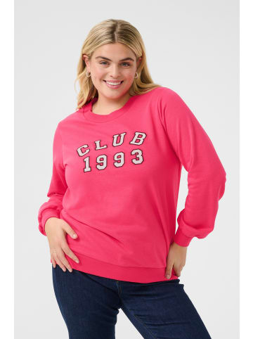 KAFFE curve Sweatshirt KCvioli in Raspberry