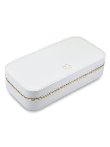 Glanzstücke München Reisetäschchen aus Kunstleder in weiß