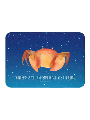 Mr. & Mrs. Panda magnet Sternzeichen Krebs mit Spruch in Sternenhimmel Blau