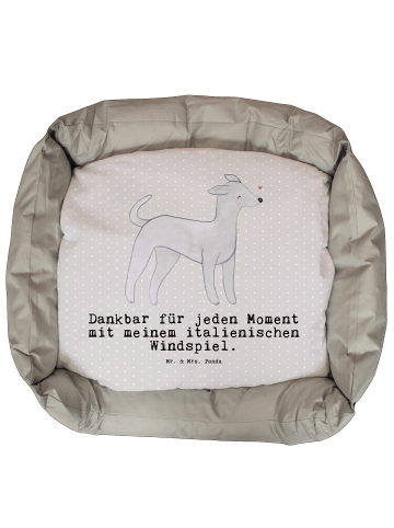 Mr. & Mrs. Panda Hundesofa Italienisches Windspiel Moment mit Sp... in Grau Pastell