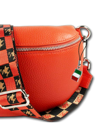 Florence Florence Gürteltasche Leder orange ca. 25cm