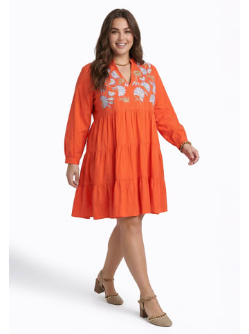 Joella Women Plus Size Dress in ORANGE
